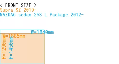 #Supra SZ 2019- + MAZDA6 sedan 25S 
L Package 2012-